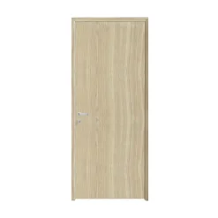 Bloc Porte<Bloc-porte Alpille effet chêne naturel H.204 x l.73 cm, réversible