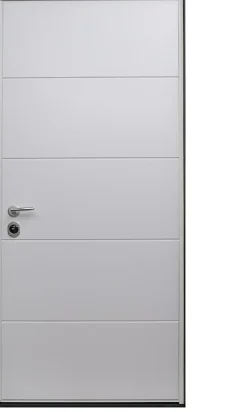 Bloc-porte blindé haute performance blanc H.210 x l.90 cm, poussant droit- Porte D'Entrée