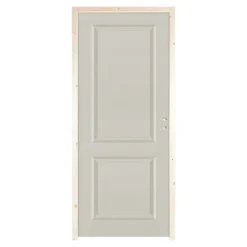 Bloc-porte Camargue 2 panneaux blanc H.204 x l.73 cm, poussant gauche- Bloc Porte