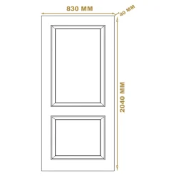 Bloc-porte Camargue 2 panneaux blanc H.204 x l.83 cm, poussant droit- Bloc Porte