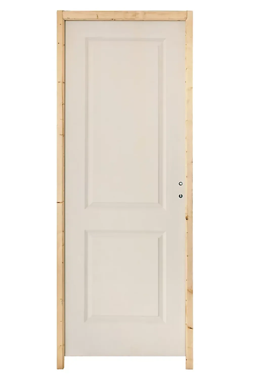 Bloc Porte<Bloc-porte Camargue blanc lisse H.204 x l.83 cm, poussant gauche