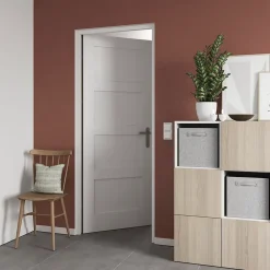 Bloc-porte Connemara 4 panneaux blanc H.204 x l.73 cm, poussant gauche- Bloc Porte