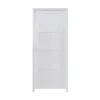 Bloc-porte Connemara 4 panneaux blanc H.204 x l.83 cm, poussant droit- Bloc Porte