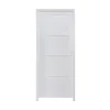 Bloc-porte Connemara 4 panneaux blanc H.204 x l.83 cm, poussant gauche- Bloc Porte