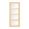 Bloc Porte<Bloc-porte Connemara pin vitré H.204 x l.73 cm, poussant droit