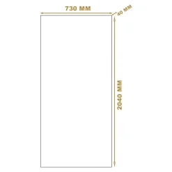 Bloc-porte Exmoor blanc H.204 x l.73 cm, poussant droit- Bloc Porte