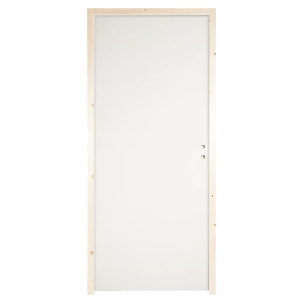 Bloc Porte<Bloc-porte Exmoor blanc H.204x73 cm poussant gauche