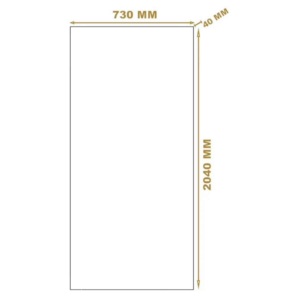 Bloc Porte<Bloc-porte Exmoor blanc H.204x73 cm poussant gauche