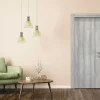 Bloc-porte Exmoor gris H.204 x l.83 cm, poussant gauche- Bloc Porte