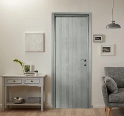 Bloc-porte Exmoor gris H.204 x l.83 cm, poussant gauche- Bloc Porte
