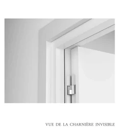 Ekasa Bloc-porte fin de chantier START Noyer, H.204 l.73cm, réversible- Bloc Porte