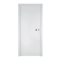 Reivilo Bloc Porte<Bloc-porte Miro avec poignée Exclusive grise, H.204 x l.93 cm, aspect chêne blanc