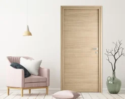Bloc Porte<Bloc-porte Niméa chêne clair, H.204 x l.83 cm, poussant réversible