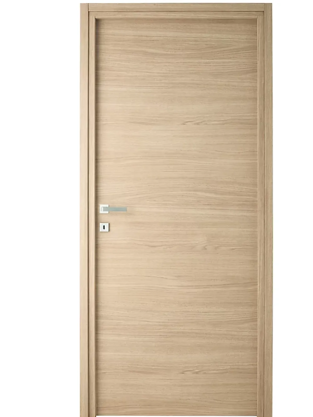 Bloc-porte Niméa chêne clair, H.204 x l.73 cm, poussant réversible- Bloc Porte
