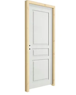 Bloc Porte<Bloc-porte Ordesa postformé 3 panneaux blanc H.218 x l.83 cm, poussant droit