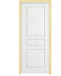 Bloc Porte<Bloc-porte Ordesa postformé 3 panneaux blanc H.218 x l.83 cm, poussant droit