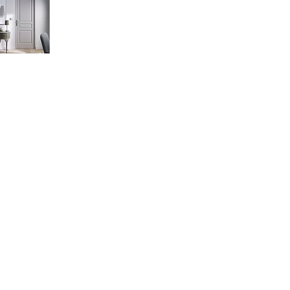 Bloc-porte Ordesa postformé 3 panneaux blanc H.218 x l.83 cm, poussant gauche- Bloc Porte