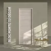 Coulicool Bloc-Porte Oslo H. 204 x l. 73 cm - Poussant Gauche- Bloc Porte