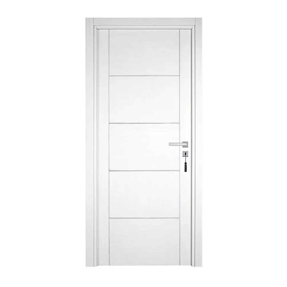 Reivilo Bloc-porte pose fin de chantier Premium Casoar, H.204 x l.83 cm, aspect chêne blanc, réversible- Bloc Porte