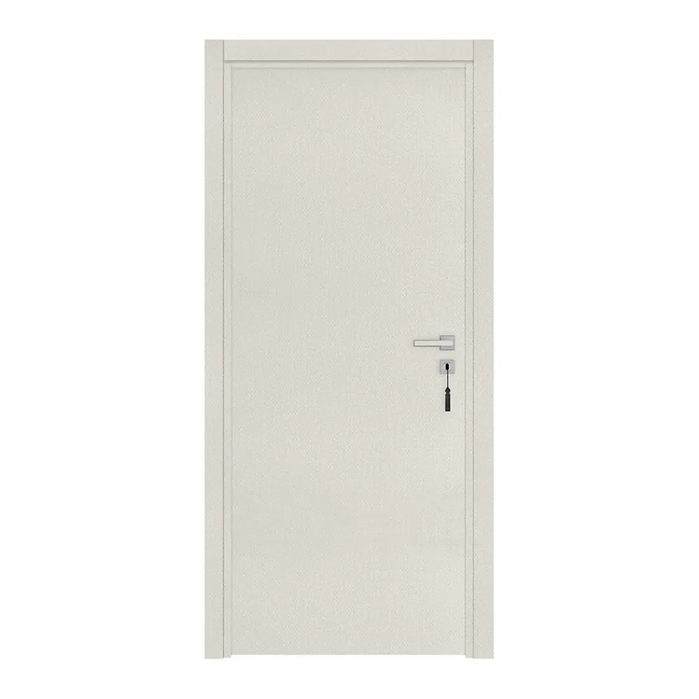 Reivilo Bloc Porte<Bloc-porte pose fin de chantier Premium Miro, H.204 x l.63 cm, aspect textile perle, réversible