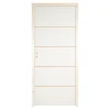 Bloc Porte<Bloc-porte Slot blanc H.204 x l.73 cm, poussant droit