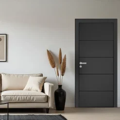 Bloc-porte Slot blanc H.204 x l.73 cm, poussant gauche- Bloc Porte
