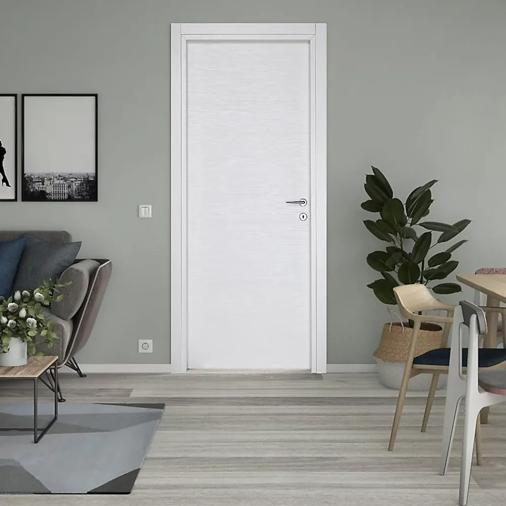 Bloc-porte Summa blanchi H.204 x l.73 cm, poussant gauche- Bloc Porte