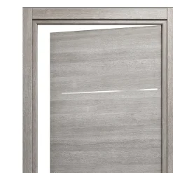 Bloc-porte Triaconta gris clair H.204 x l.73 cm, poussant droit- Bloc Porte
