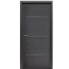 Bloc-porte Triaconta gris H.204 x l.83 cm, poussant droit- Bloc Porte