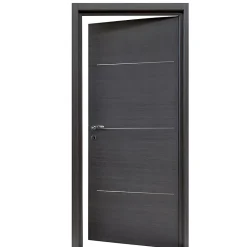 Bloc-porte Triaconta gris H.204 x l.83 cm, poussant droit- Bloc Porte