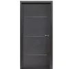 Bloc-porte Triaconta gris H.204 x l.73 cm, poussant gauche- Bloc Porte
