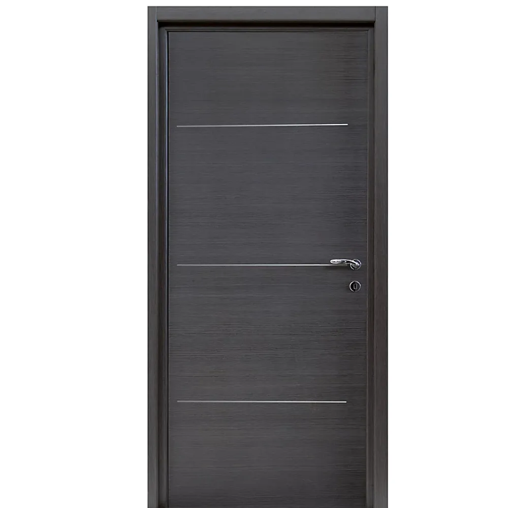 Bloc-porte Triaconta gris H.204 x l.73 cm, poussant gauche- Bloc Porte