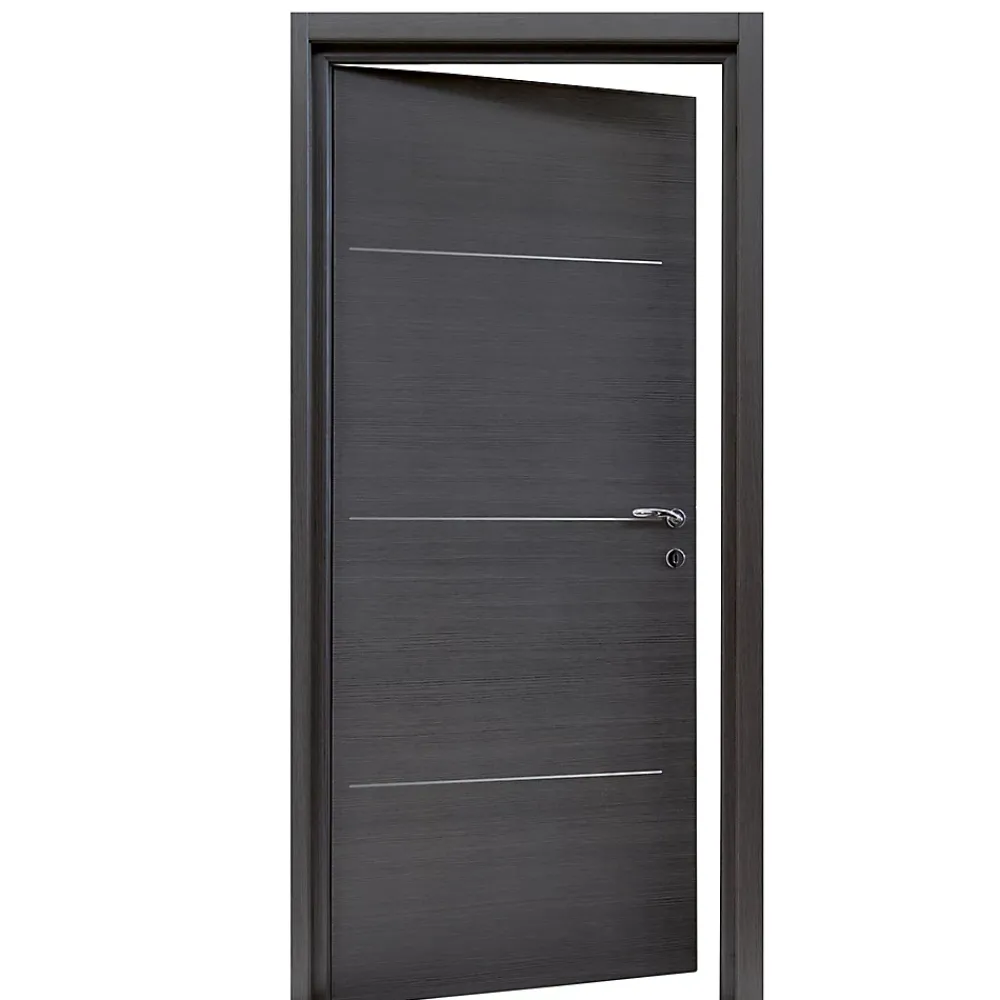 Bloc-porte Triaconta gris H.204 x l.73 cm, poussant gauche- Bloc Porte