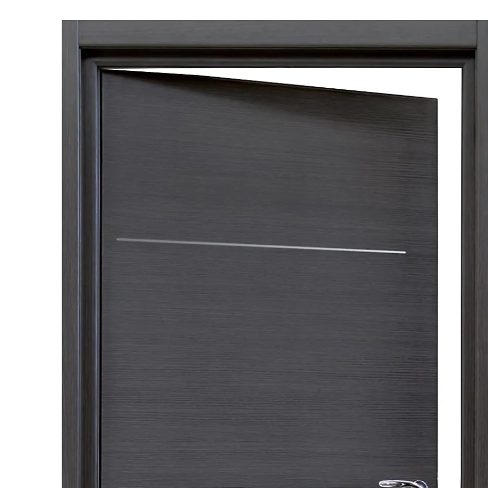Bloc-porte Triaconta gris H.204 x l.73 cm, poussant gauche- Bloc Porte