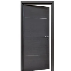 Bloc-porte Triaconta gris H.204 x l.83 cm, poussant gauche- Bloc Porte