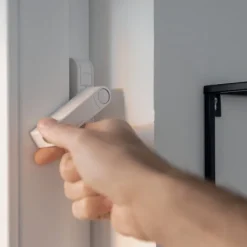 Abus Bloque fenêtre à clé 2410 blanc- Accesoire Pour Volet