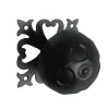 Secury-T Boule rustique, diamètre 700mm, noire- Poignée De Porte Extérieure