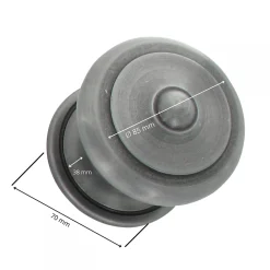 Secury-T Poignée De Porte Extérieure<Bouton Boule de porte d'entrée rustique noir mat