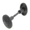 Poignée De Porte<Bouton de porte double ovale noir l.35 x H. 58mm