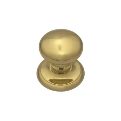 Hardwarexchange Bouton fixe de tirage de porte en Laiton D70 mm Laiton PVD Haute resistance- Poignée De Porte