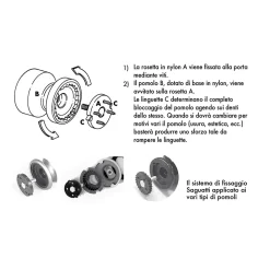 Hardwarexchange Poignée De Porte<Bouton tirant de porte fixe D60 mm en aluminium Marron foncé - breveté