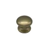 Hardwarexchange Poignée De Porte<Bouton tirant de porte fixe D70 mm en aluminium Bronze poli - breveté - lot de 6 boutons