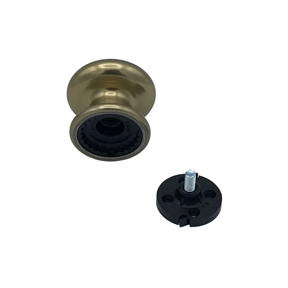 Hardwarexchange Poignée De Porte<Bouton tirant de porte fixe D70 mm en aluminium Bronze poli - breveté - lot de 6 boutons