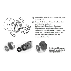 Hardwarexchange Poignée De Porte<Bouton tirant de porte fixe D70 mm en aluminium Bronze poli - breveté - lot de 6 boutons