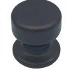 Hardwarexchange Poignée De Porte<Bouton tirant de porte fixe D50 mm en aluminium Marron foncé - breveté - lot de 6 boutons