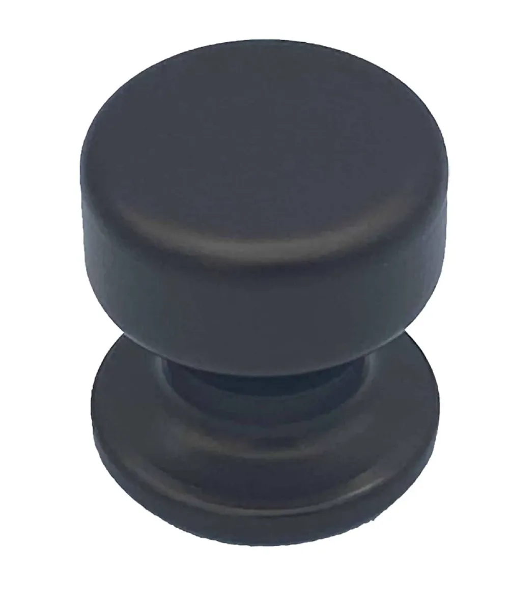 Hardwarexchange Poignée De Porte<Bouton tirant de porte fixe D50 mm en aluminium Marron foncé - breveté - lot de 6 boutons