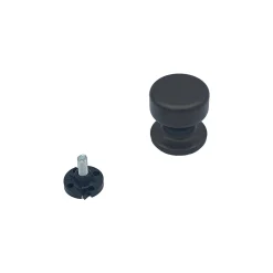 Hardwarexchange Poignée De Porte<Bouton tirant de porte fixe D50 mm en aluminium Marron foncé - breveté - lot de 6 boutons