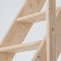 BPS Access Solutions Escalier Gain De Place<BPS Deluxe Escalier gain de place Robuste Conception compacte 250 kg Load Rambarde Hauteur sous plafond jusqu'à 2,83 m