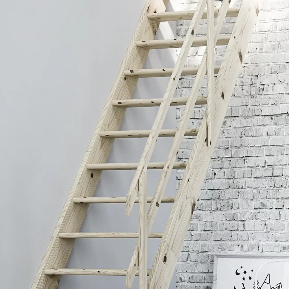 BPS Access Solutions BPS Grand Space Saving Escaliers Marches extra-larges 300 kg Load Hauteur entre le sol et l'étage jusqu'à 3,11 m- Escalier Gain De Place