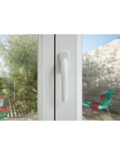 Thirard Béquille de crémone de fenêtre, carré 7mm, blanc (ral 9010) -- Poignée De Fenêtre